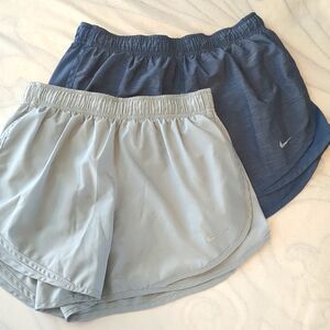 Nike Dri-fit Women's Short Gray/Blue Bundle